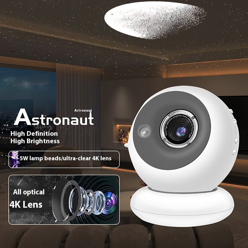 Dynamic Meteor Starry Sky Noise Bluetooth Audio Atmosphere Small Night Lamp