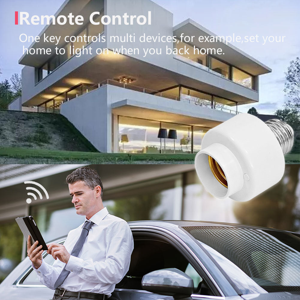 Timing Lamp Holder Smart Home Mobile Phone Remote Control Switch Smart Lamp Holder