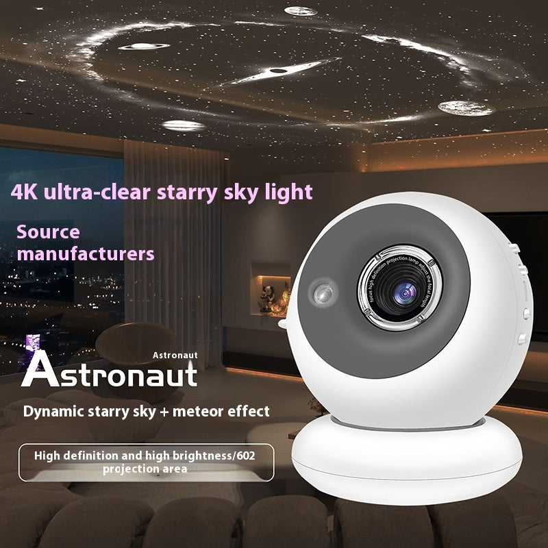 Dynamic Meteor Starry Sky Noise Bluetooth Audio Atmosphere Small Night Lamp