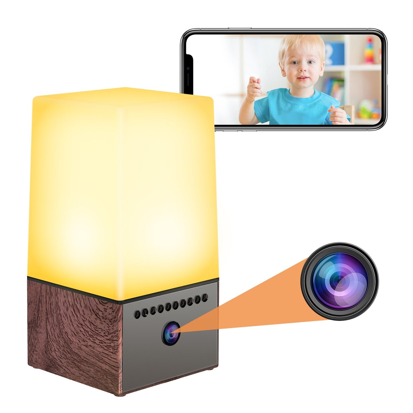 Wireless Network Surveillance Camera Home HD Smart Night Vision Remote Mobile Phone Monitor Dual Voice Conversation